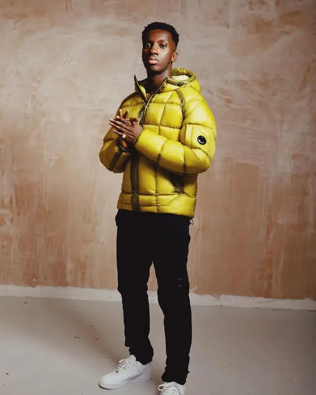 Eddie Nketiah outfit in C.P. Company and Nike, 2022