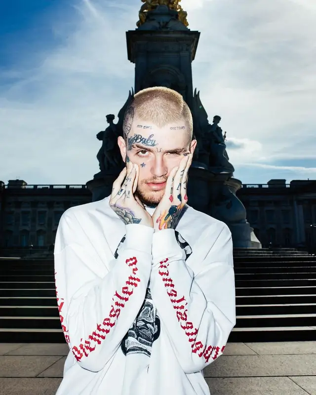 Lil Peep outfit in Marcelo Burlon, 2023