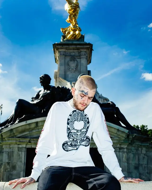 Lil Peep outfit in Marcelo Burlon, 2023