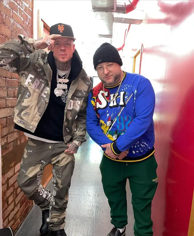 Millyz outfit in Vlone and Nike, 2023