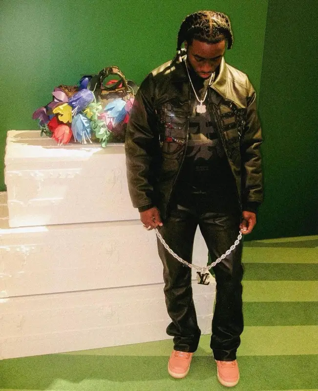 Lil Dann outfit in Sole et. Al, Jordan, and Louis Vuitton, 2023
