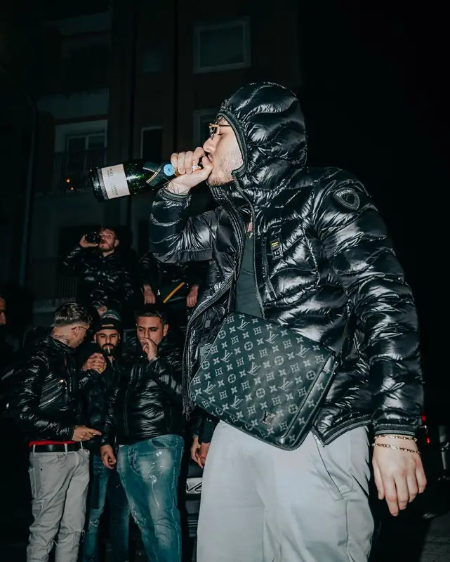 Paky outfit in Blauer, Nike, and Louis Vuitton, 2022