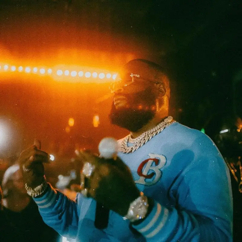 Rick Ross outfit in Benjii & Co, 2022