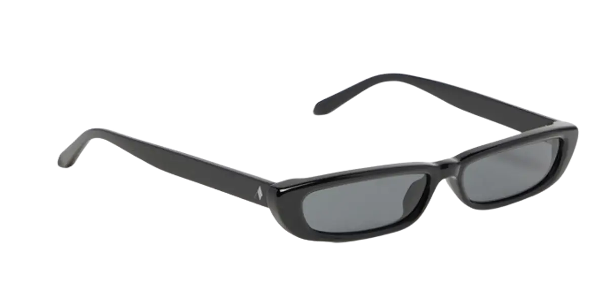 The Attico Occhiali Thea Black Sunglasses $290