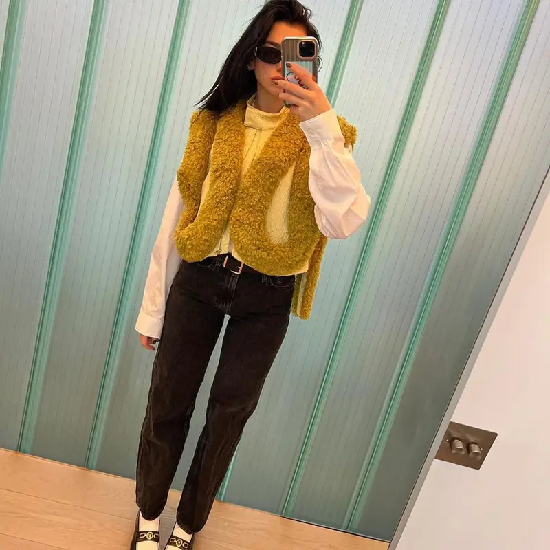 Dua Lipa outfit in Kiko Kostadinov, Miu Miu, and Louis Vuitton, 2023
