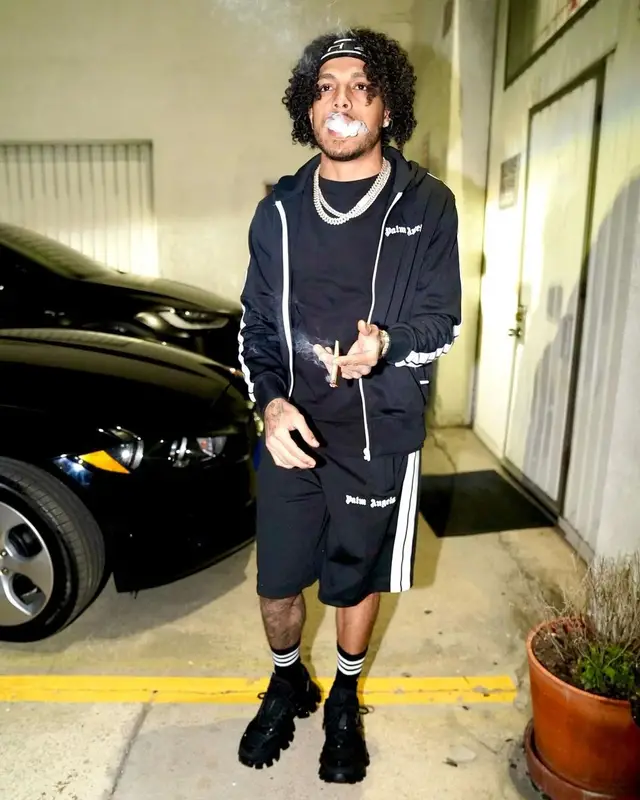 King Cid outfit in Palm Angels, Gucci, and Adidas, 2023