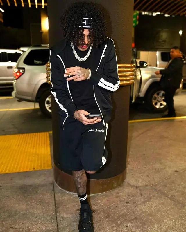 King Cid outfit in Palm Angels, Gucci, and Adidas, 2023