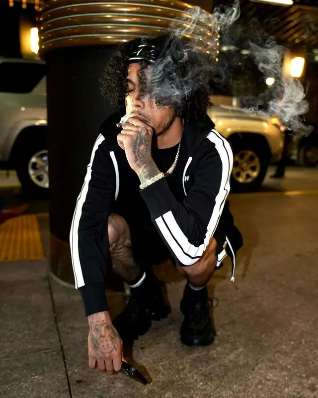 King Cid outfit in Palm Angels, Gucci, and Adidas, 2023