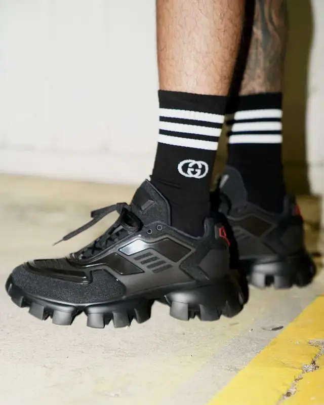 King Cid outfit in Palm Angels, Gucci, and Adidas, 2023