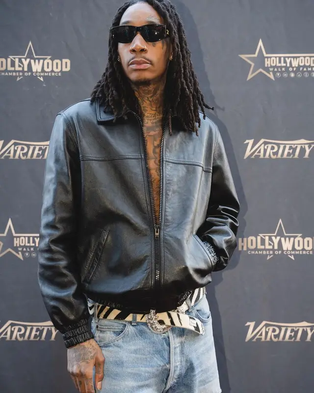Wiz Khalifa outfit in B.B. Simon and Celine, 2023