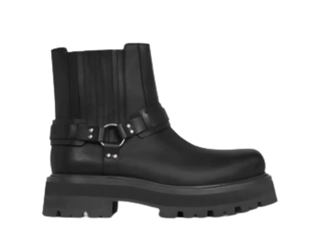 Celine Biker Chelsea Black Boots $1300