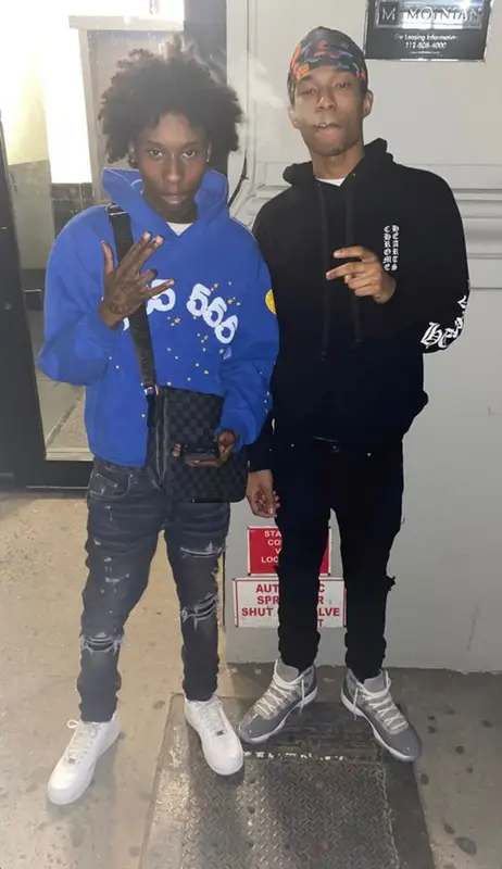 Set Da Trend outfit in Spider Worldwide, Amiri, and Louis Vuitton, 2023