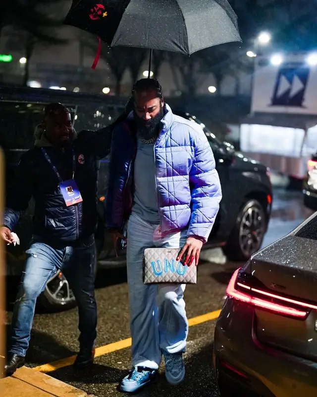 James Harden outfit in Dior and ERL, 2023