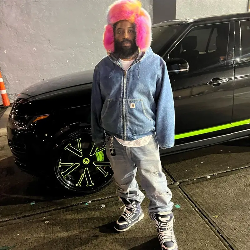 ASAP Bari outfit in Carhartt, Celine, and Louis Vuitton, 2023