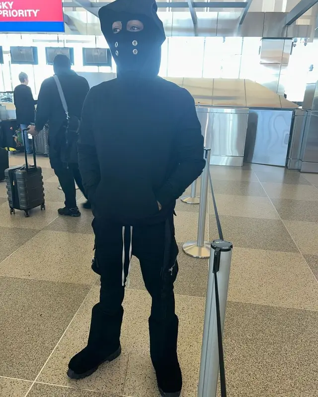 Lil Meech outfit in Rick Owens, 2023
