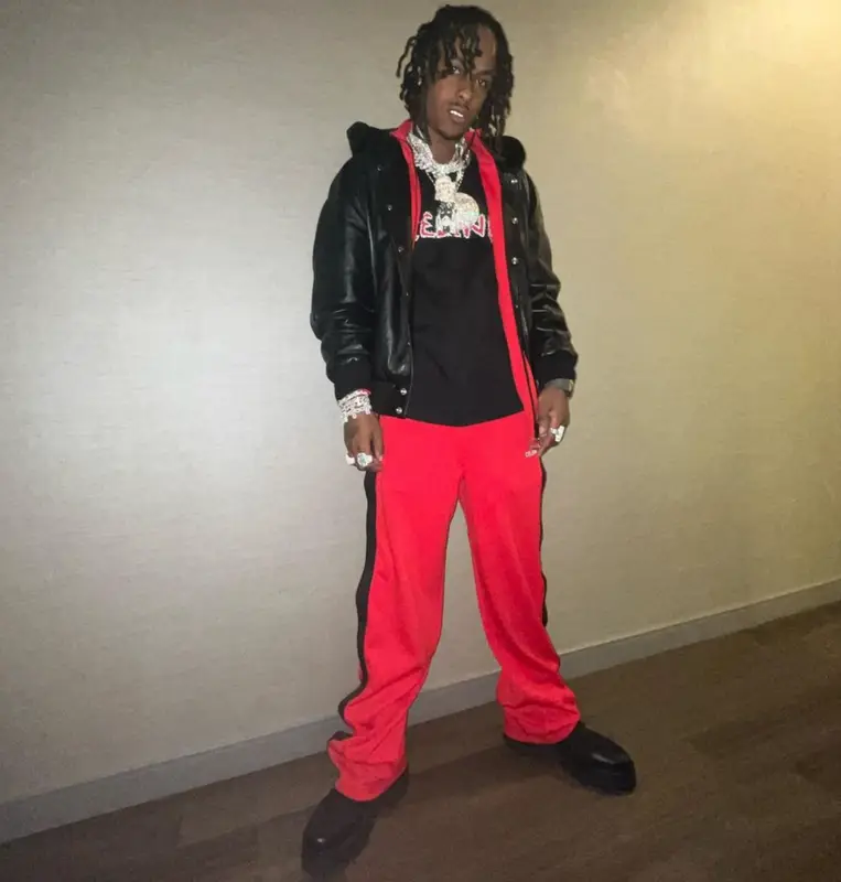 Rich The Kid outfit in Celine, 2023