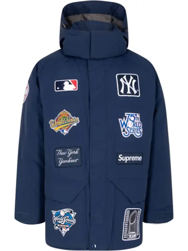 Supreme Gore-Tex 700 Fill Blue Down Jacket $650