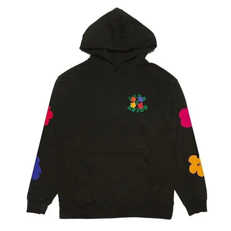 Union Los Angeles Flower Black Hoodie $145
