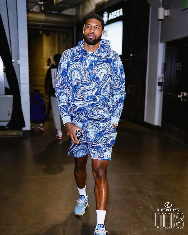 Paul George outfit in Twenty, 2023