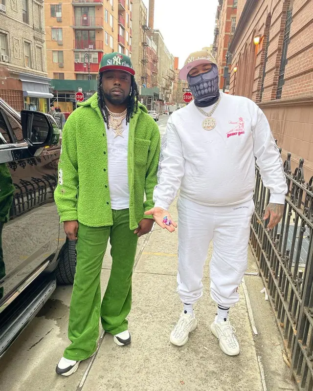 Young Scooter outfit in Cout De La Liberte and Dior, 2022
