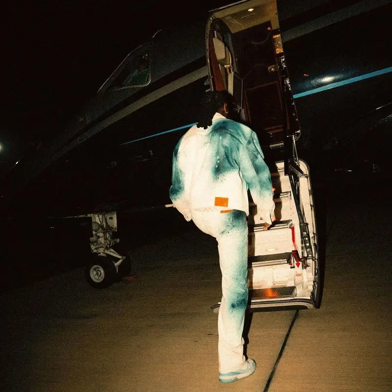 Burna Boy outfit in Louis Vuitton, 2023