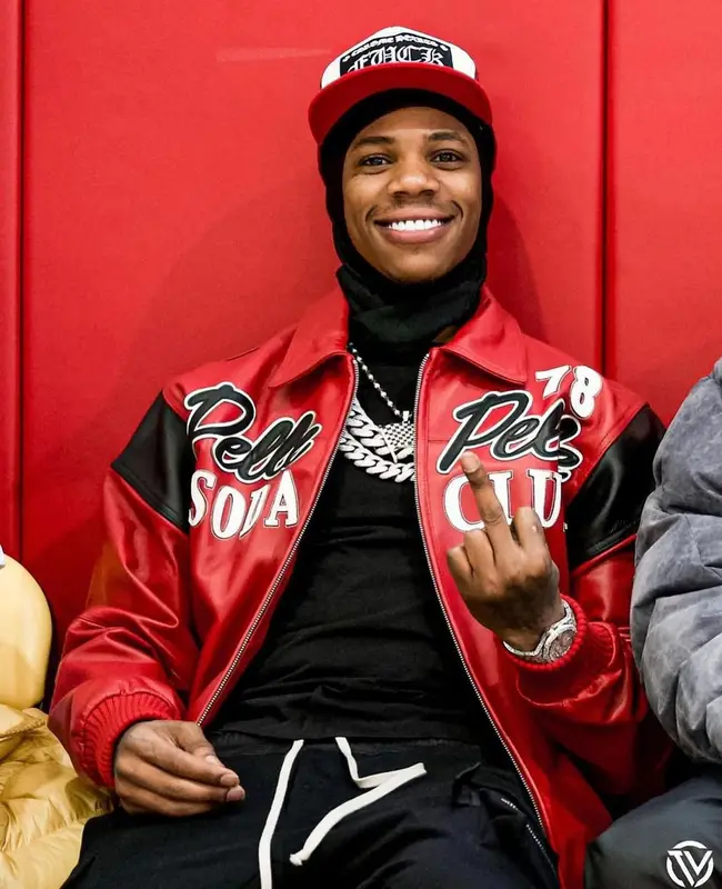 A Boogie Wit Da Hoodie outfit in Rick Owens, Louis Vuitton, and Chrome Hearts, 2023