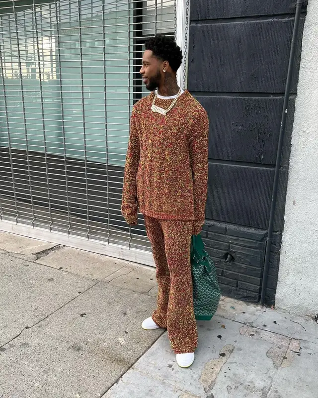Key Glock outfit in Marni, Jordan, and Goyard, 2023