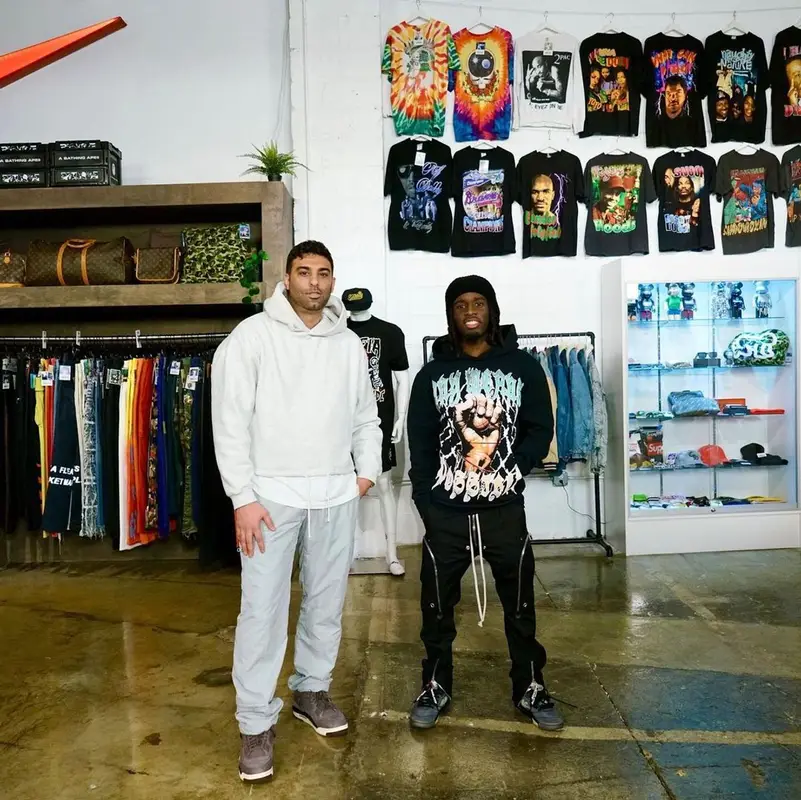 Kai Cenat outfit in Any Means Possible and Rick Owens, 2023