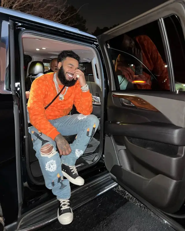 Clarence White outfit in Louis Vuitton, Virgil Abloh, and Denim Tears, 2022
