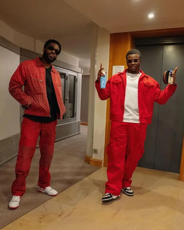 Michael Dapaah outfit in KidSuper and Off-White, 2023
