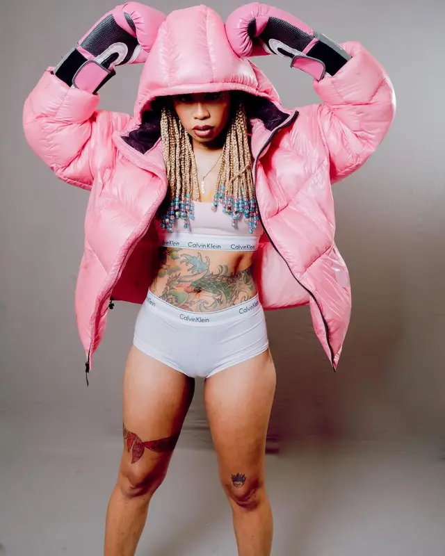 TiaCorine outfit in Supreme, Calvin Klein, and Balenciaga, 2022