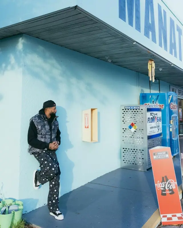 Odell Beckham Jr outfit in Kapital, Louis Vuitton, and Yayoi Kusama, 2023