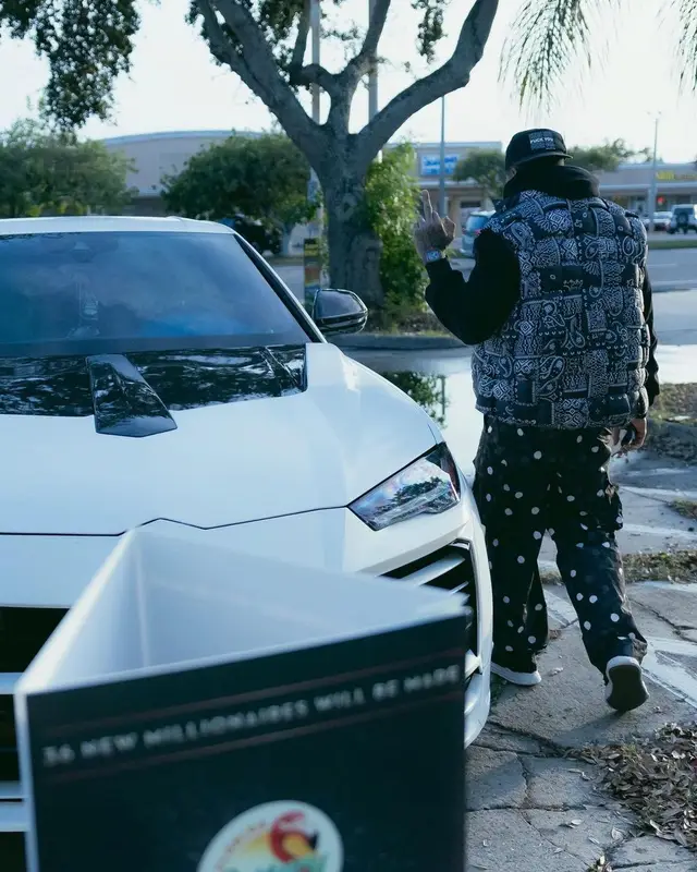 Odell Beckham Jr outfit in Kapital, Louis Vuitton, and Yayoi Kusama, 2023