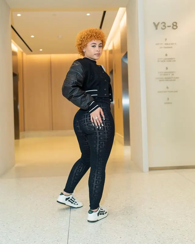 Ice Spice outfit in Givenchy and Amiri, 2023