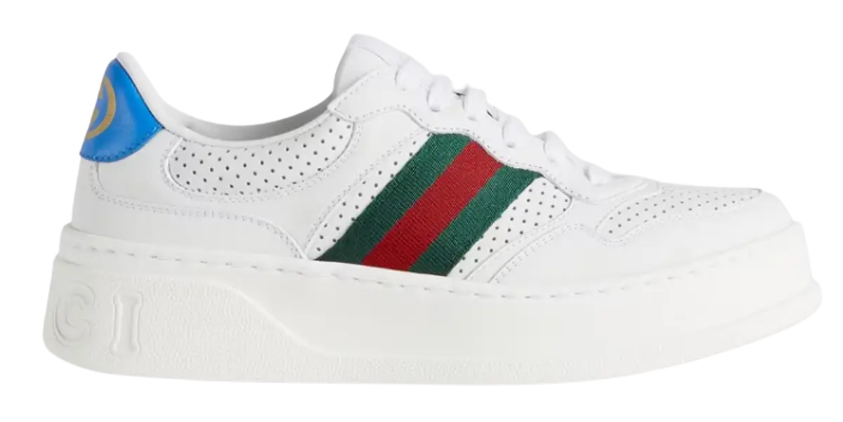 Gucci White Logo Sneakers $920