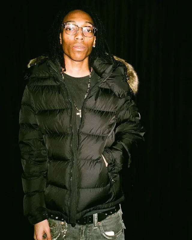 Lil Tecca outfit in Moncler, Enfants Riches Deprimes, and Ray-Ban, 2023