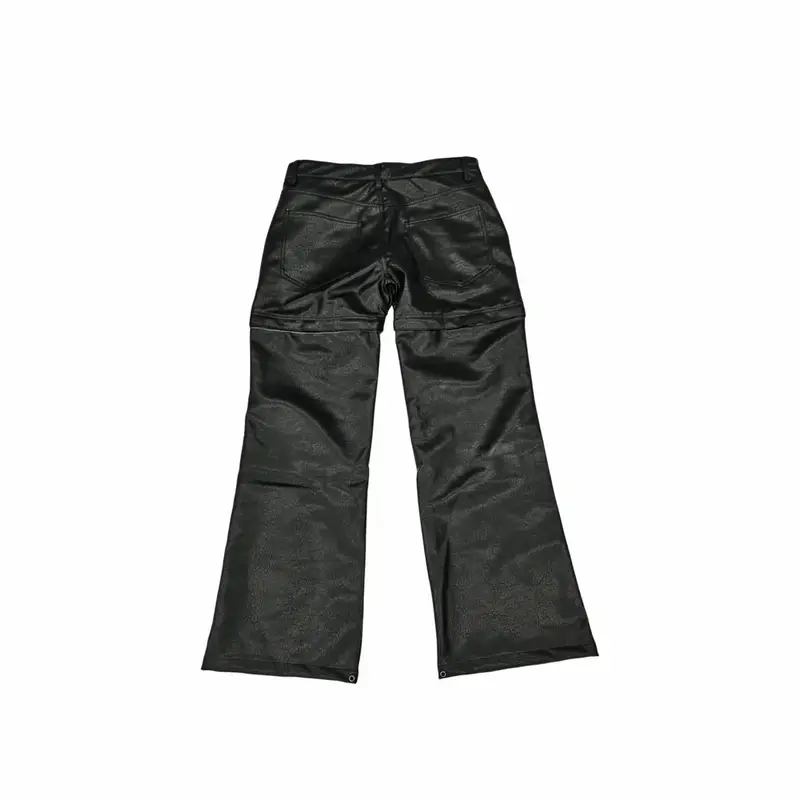Roam The Halls Leather Transformer Pants $300