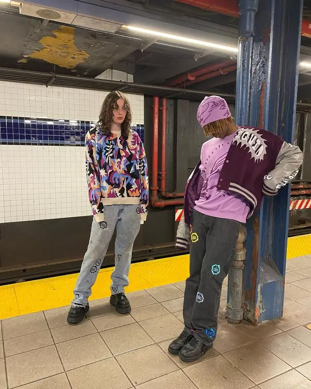 Midwxst outfit in Bape and Mind Liquid, 2022