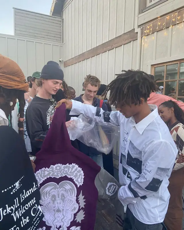 Jaden Smith outfit in Mind Liquid, 2022