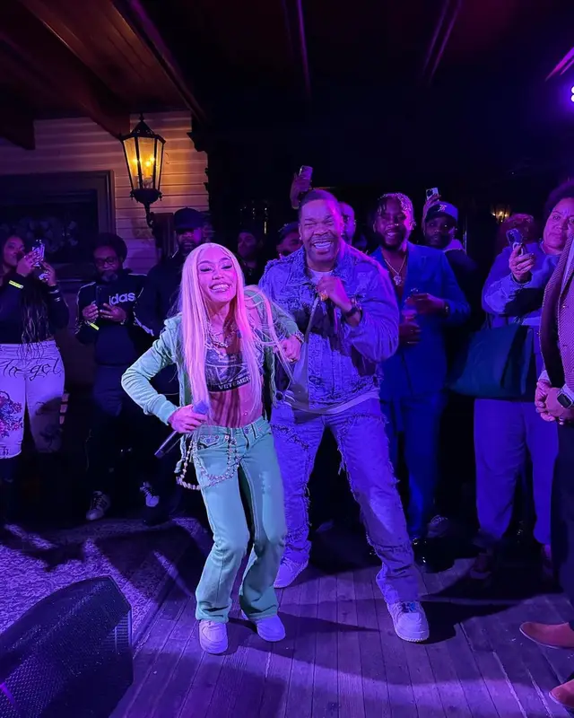 Busta Rhymes outfit in Louis Vuitton, 2023