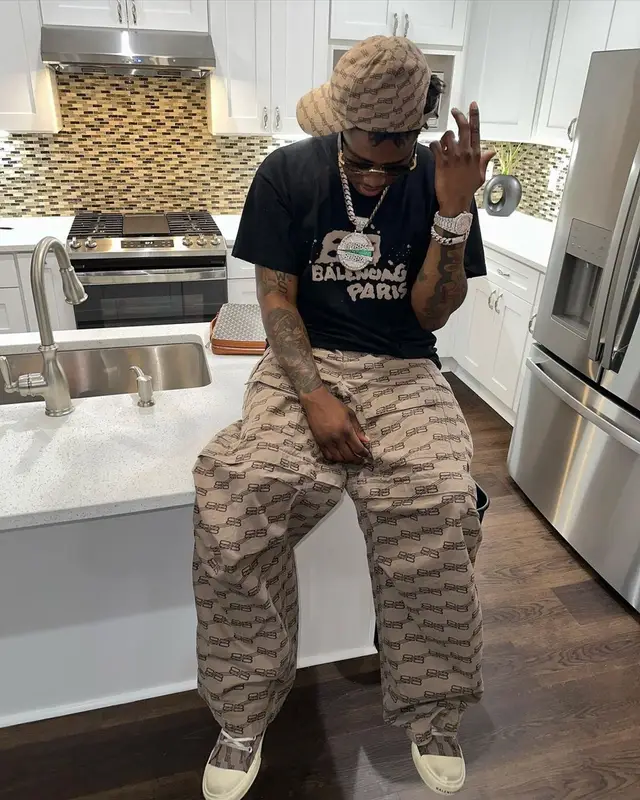 Real Boston Richey outfit in Balenciaga, 2022