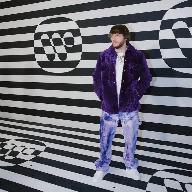 Murda Beatz outfit in Amiri and Louis Vuitton, 2023