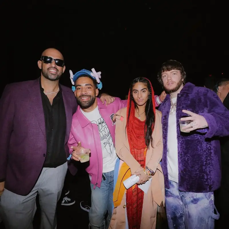 Murda Beatz outfit in Amiri and Louis Vuitton, 2023