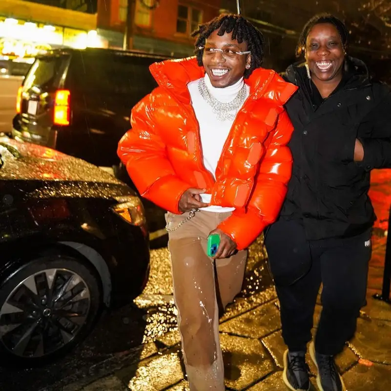 Jacquees outfit in Entire Studios, Gallery Dept., and Nike, 2023