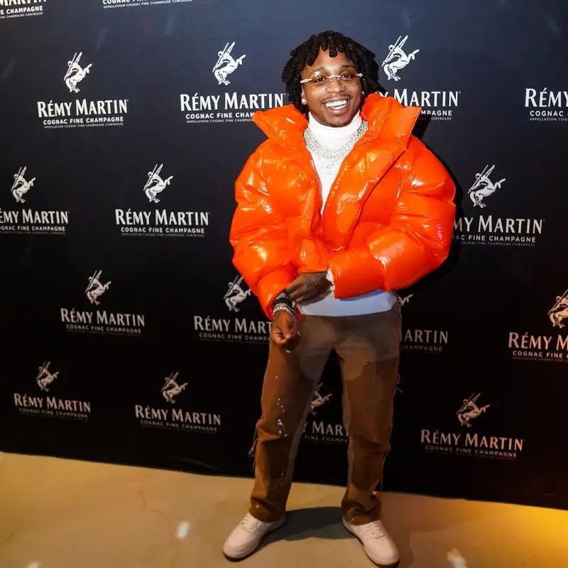 Jacquees outfit in Entire Studios, Gallery Dept., and Nike, 2023