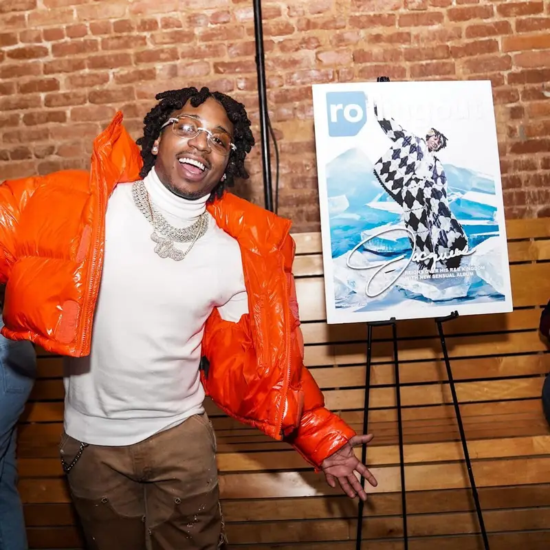 Jacquees outfit in Entire Studios, Gallery Dept., and Nike, 2023