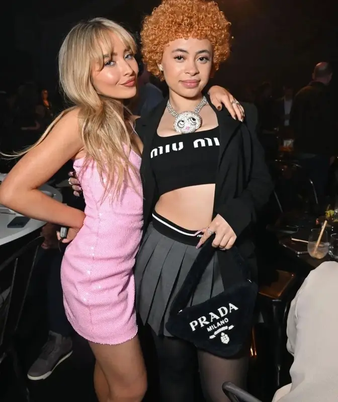 Ice Spice outfit in Miu Miu and Prada, 2023