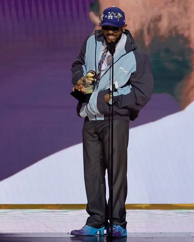 Kendrick Lamar outfit in Nike, Rolex, and Martine Rose, 2023