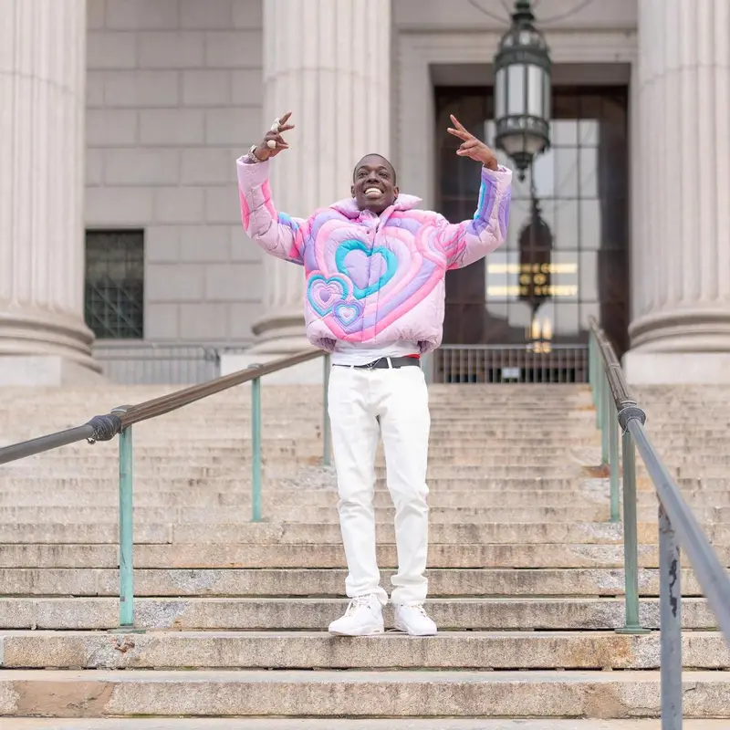 Bobby Shmurda outfit in ERL, Jordan, and Prada, 2023