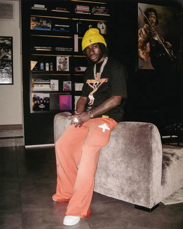 Lil Dann outfit in Awful Lot of Cough Syrup, Vertabrae, and Louis Vuitton, 2023